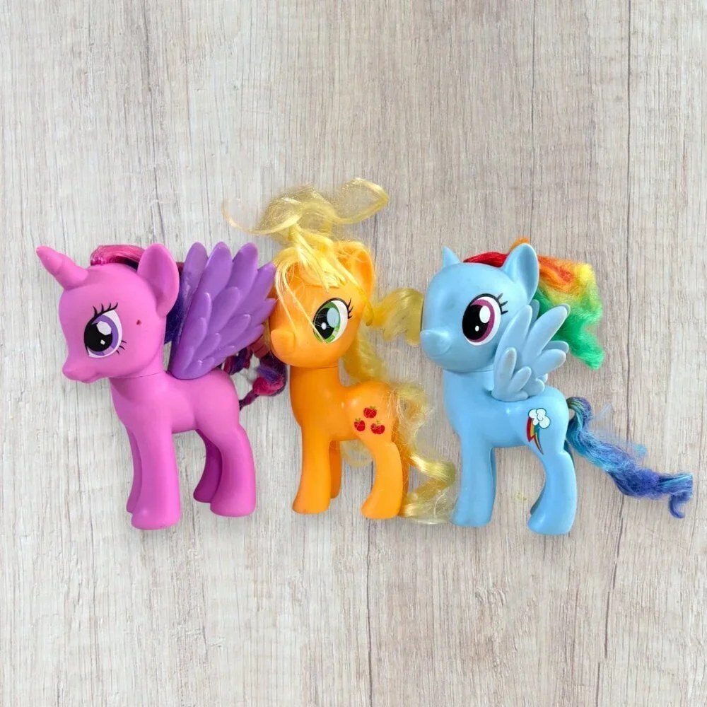 My Little Pony G4 Friendship Magic Twilight Sparkle Applejack Rainbow Dash MLP
